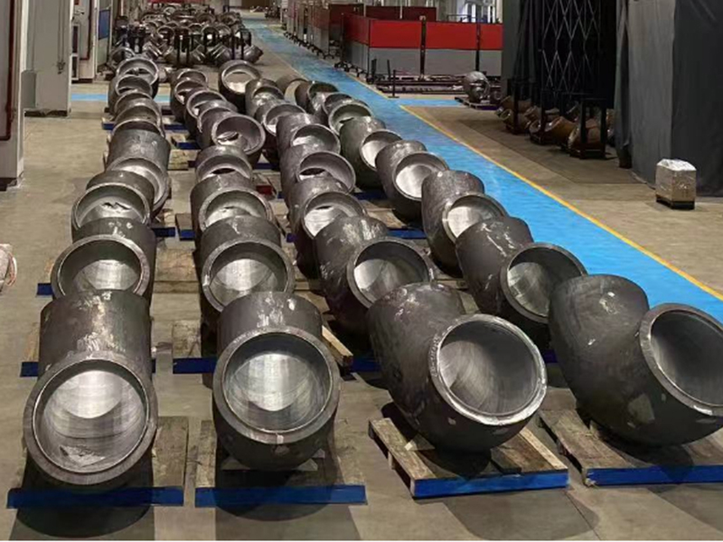 High-performance weld overlay elbow fittings manufactured by FNS