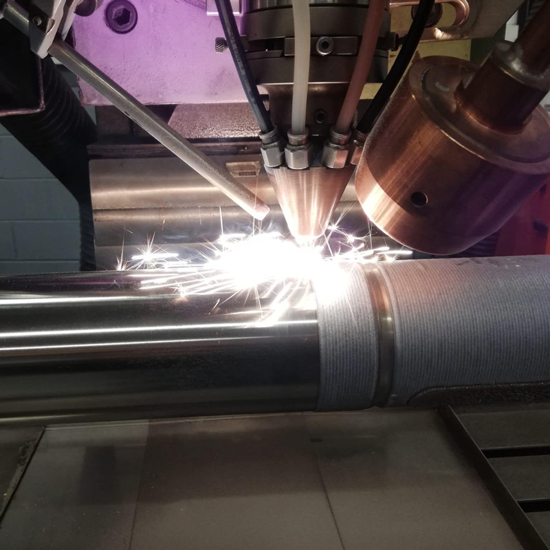 Repairing a Titanium Agitator Shaft Using Laser Cladding Technology