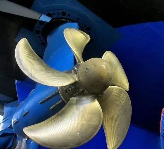Marine propeller repair with wear-resistant plasma cladding coating